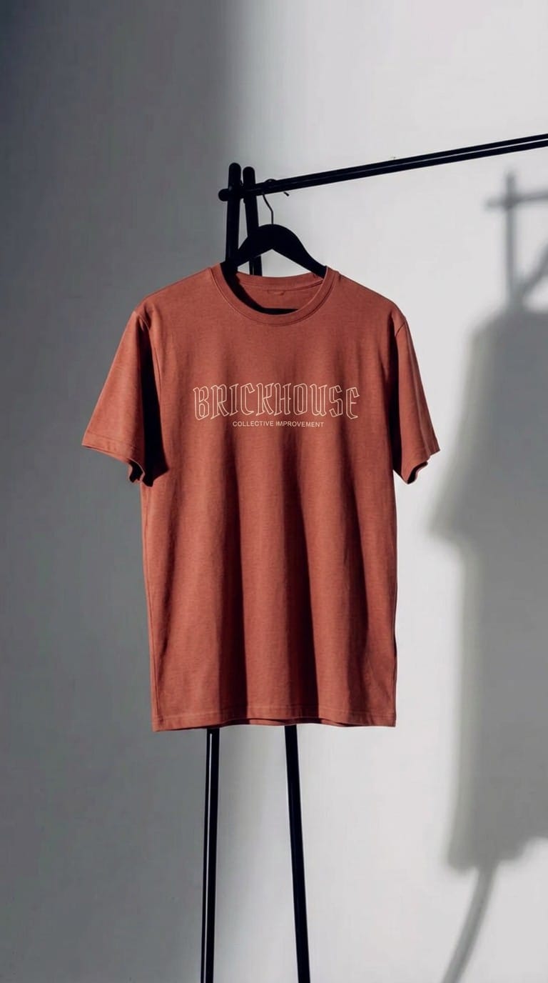 Signature Logo T-Shirt - Brick Red